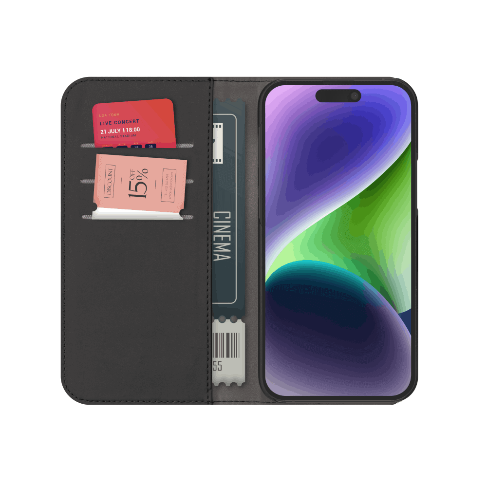 Puro Custodia Wallet Detachable per iPhone 15 Pro Qualità Garantita