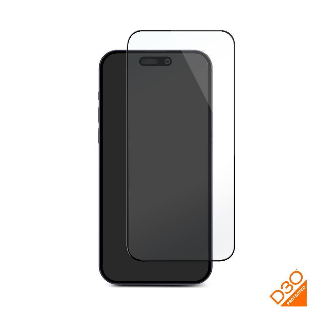 Puro Vetro temperato flessibile D30 per iPhone 15 Consegna Veloce