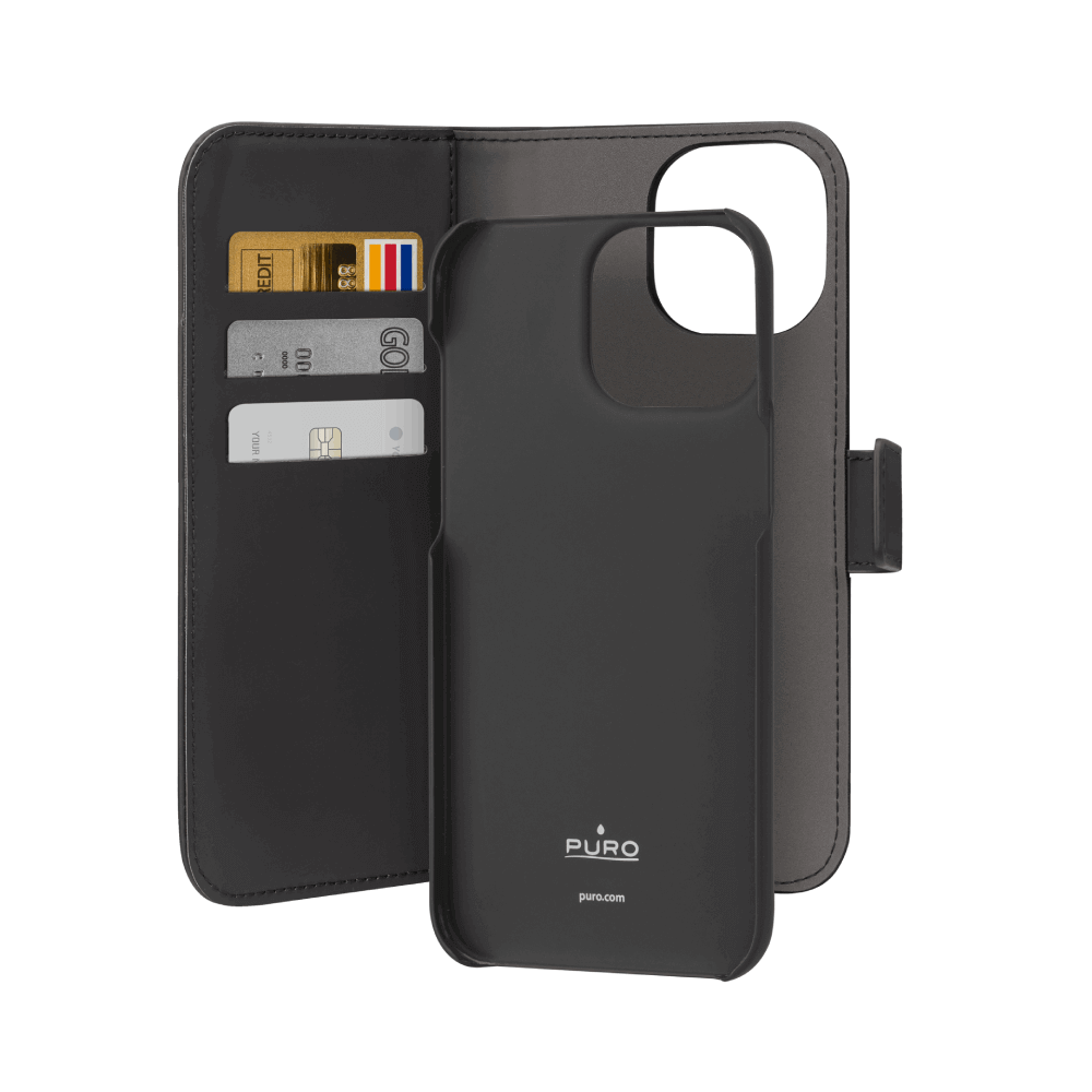 Puro Custodia Wallet Detachable per iPhone 15 Shopping Online