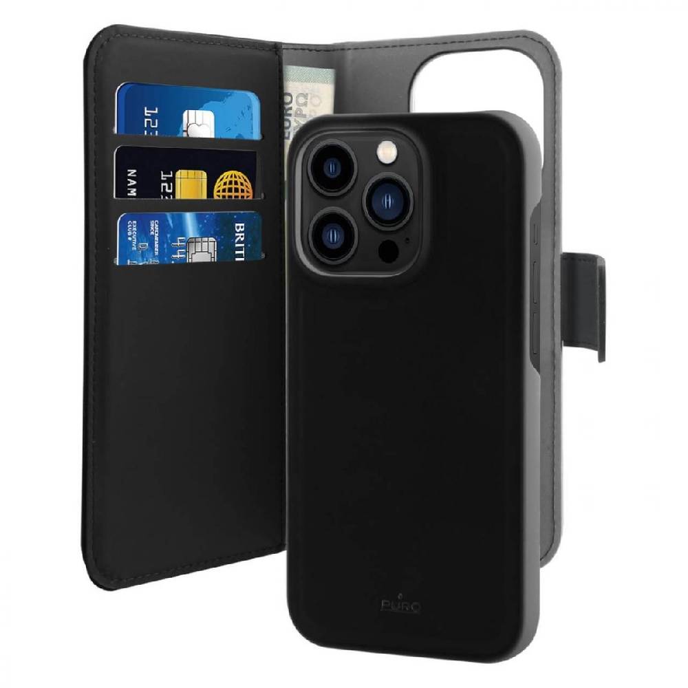 Puro Custodia Wallet Detachable 2 in 1 per iPhone 14 Pro Max Qualità Garantita