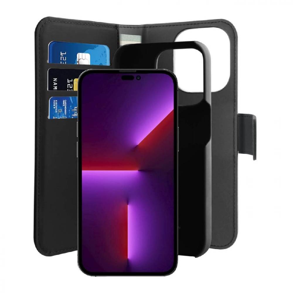 Puro Custodia Wallet Detachable 2 in 1 per iPhone 14 Pro Max Qualità Garantita