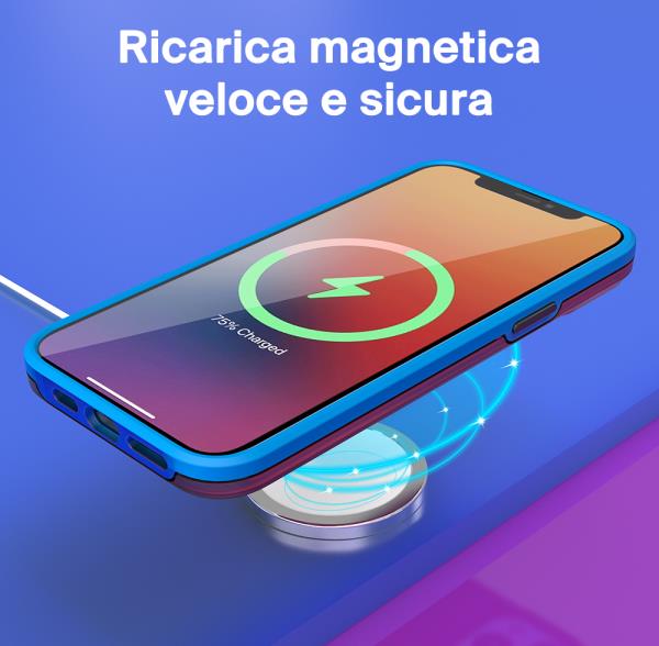 Puro Cover Impact Mag per iPhone 13 Consegna Veloce