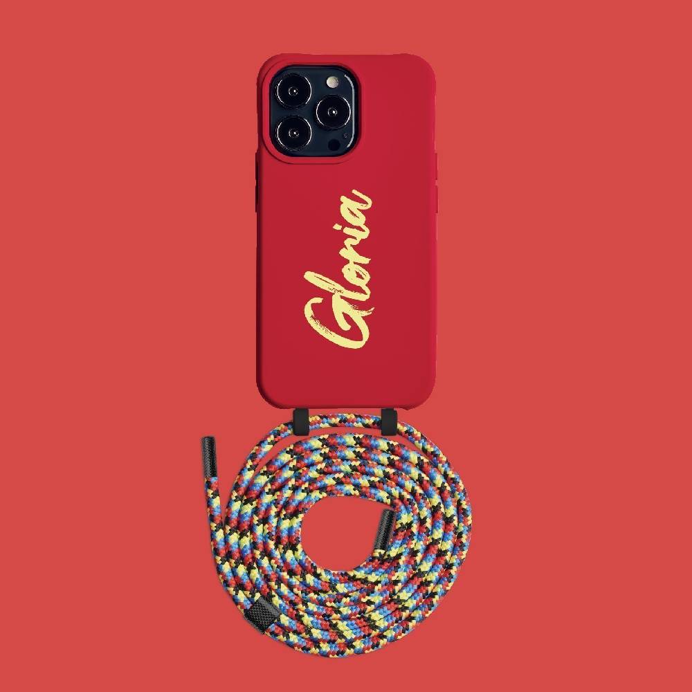 Puro Cover crossbody HANDS UP Galassia per iPhone Presa
