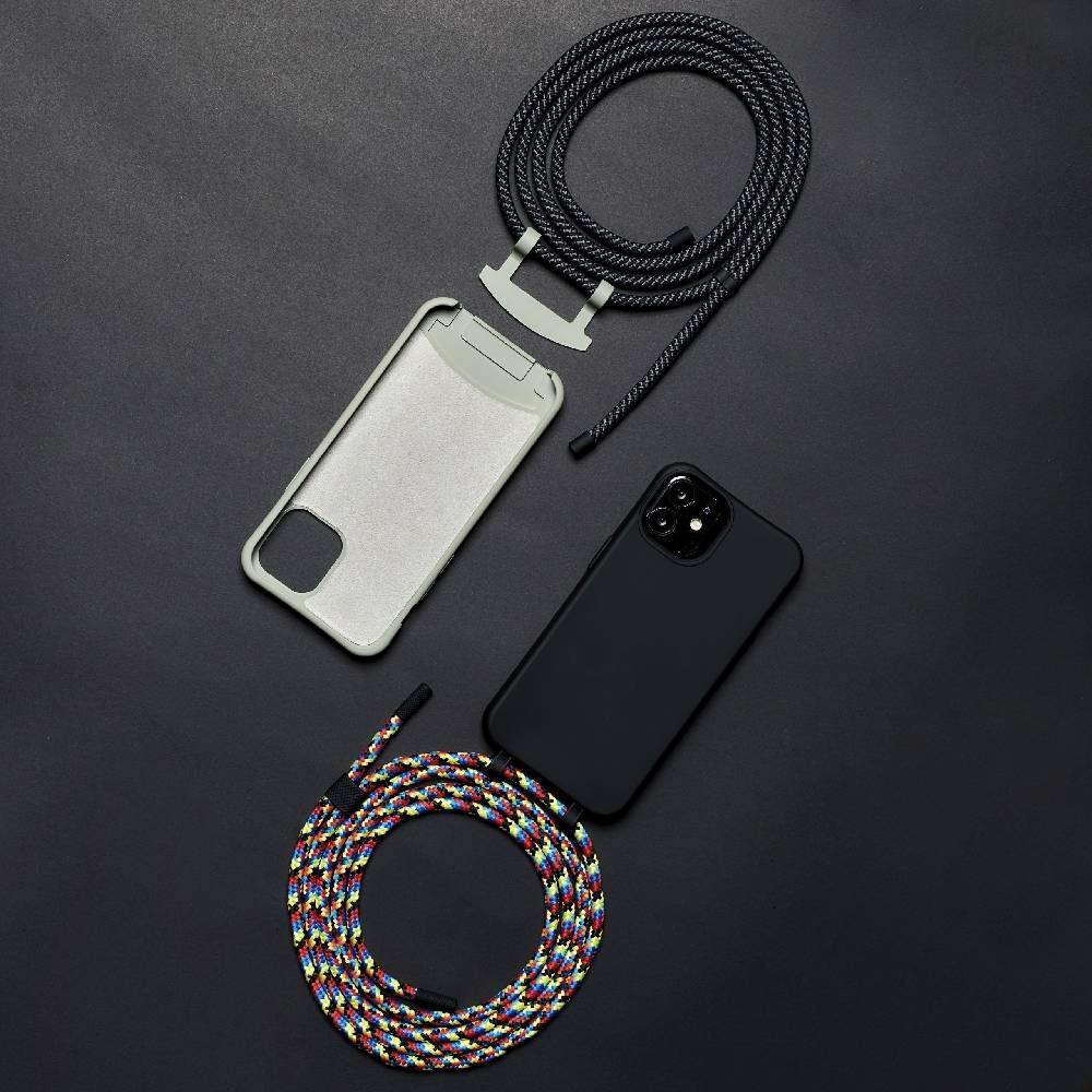 Puro Cover crossbody HANDS UP Blue Lagoon per iPhone Offerta