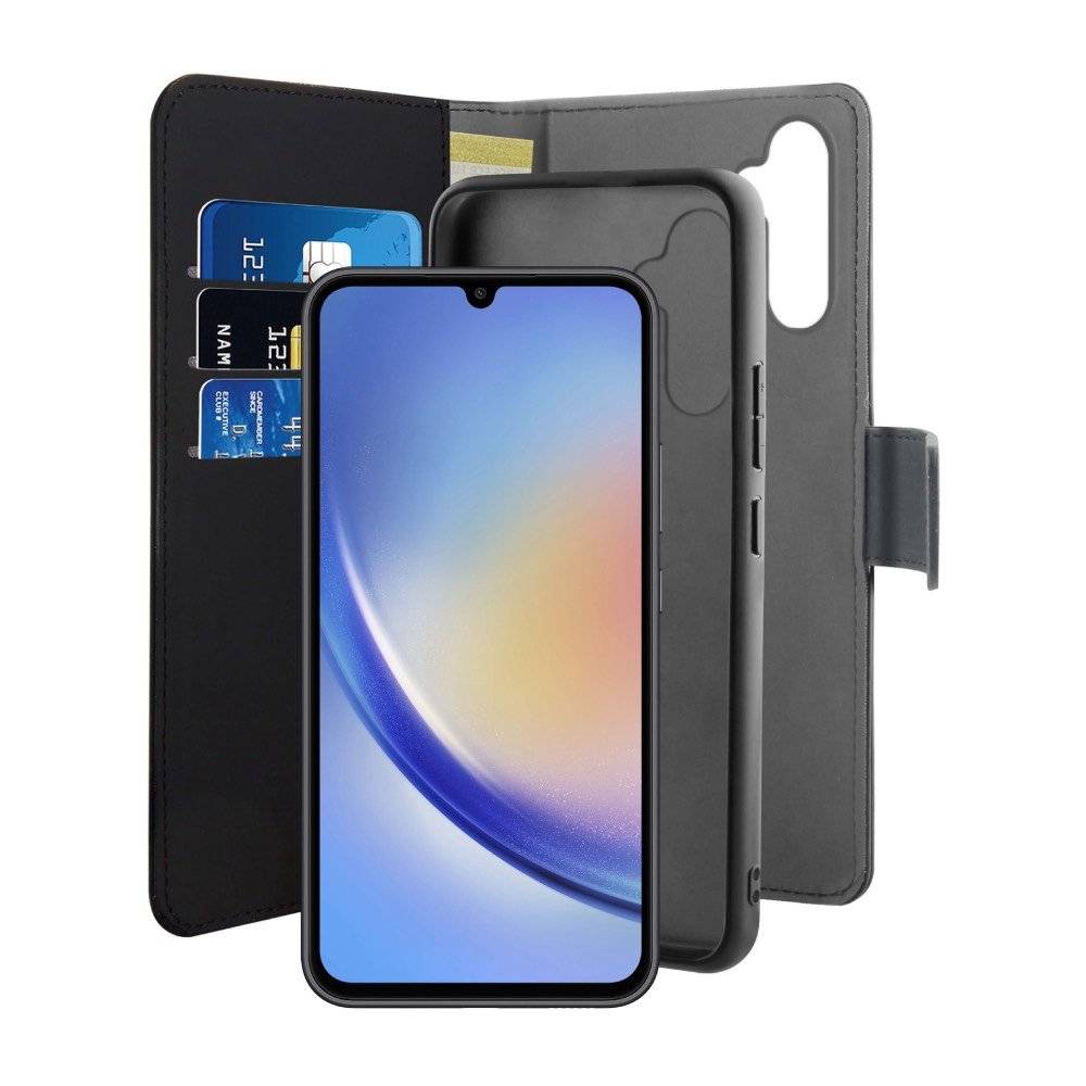 Puro Custodia Wallet Detachable 2 in 1 per Samsung Galaxy A34 Qualità