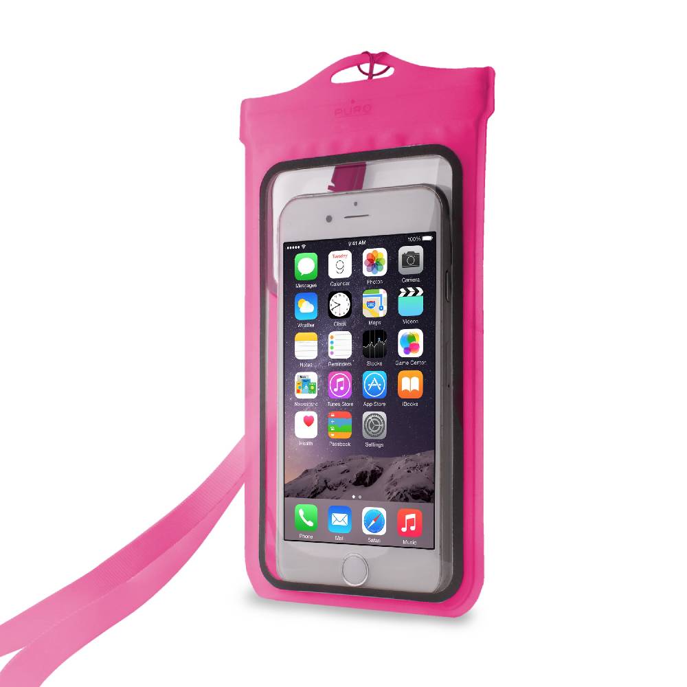 Puro Custodia WATERPROOF fino a 6″ – ideale per iPhone 14 Pro Presa