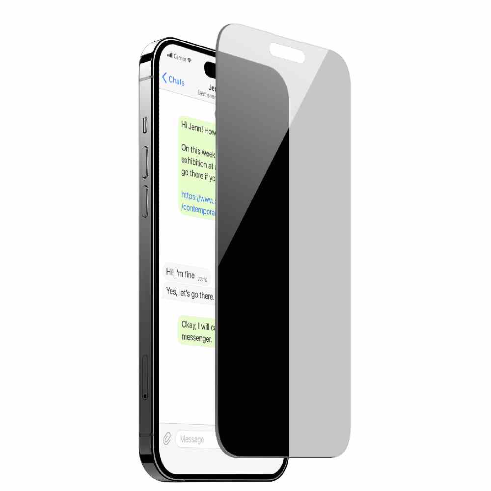 Puro Vetro Temperato Privacy per iPhone 15