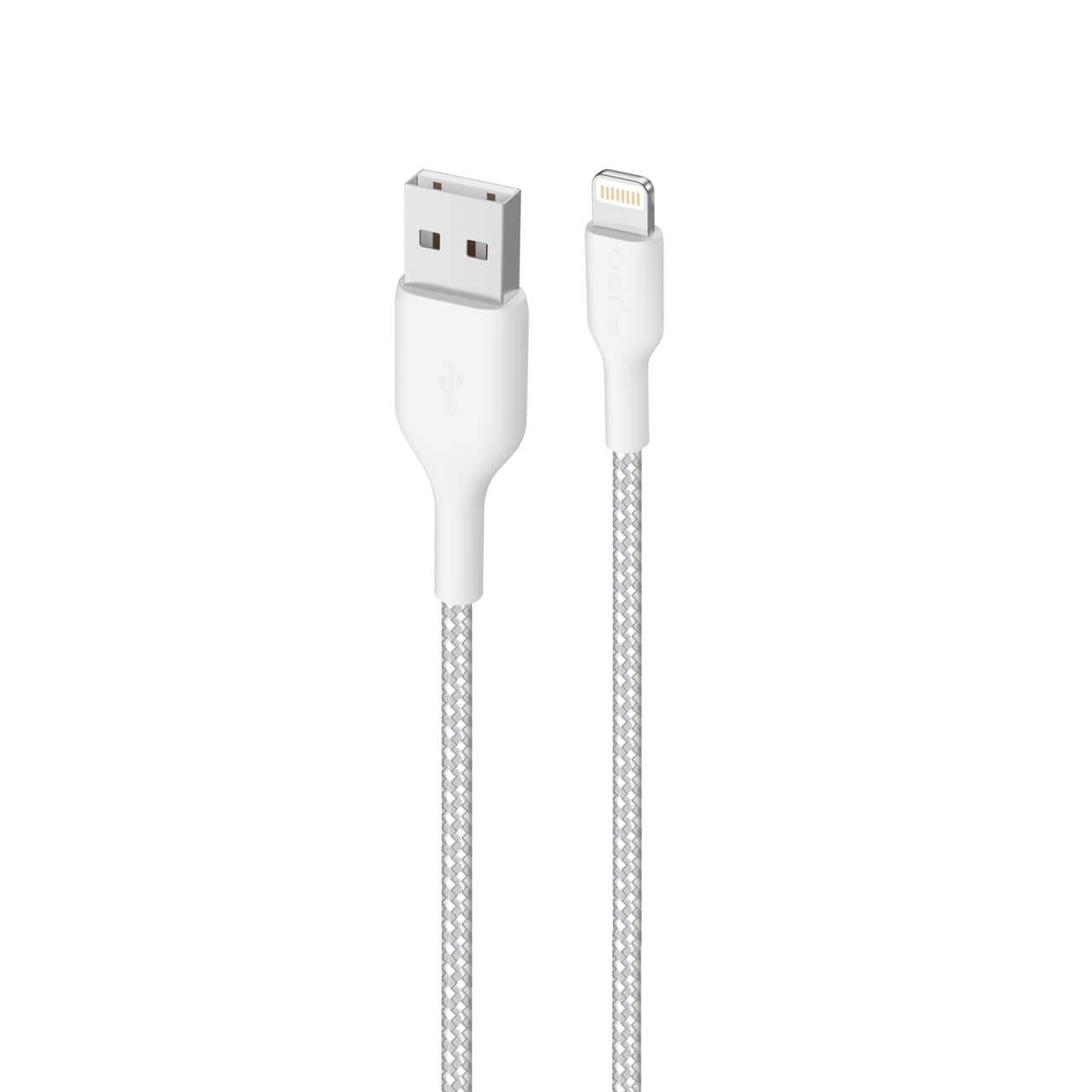 Puro Cavo di ricarica e sincronizzazione Fabric Ultra-Strong 12W da USB-A a Lightning 1,2 metri Affare Del Giorno