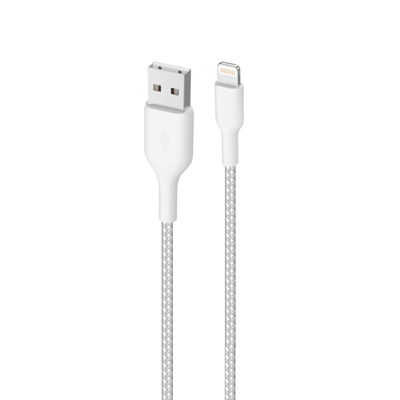 Puro Cavo di ricarica e sincronizzazione Fabric Ultra-Strong 12W da USB-A a Lightning 2 metri Convenienza