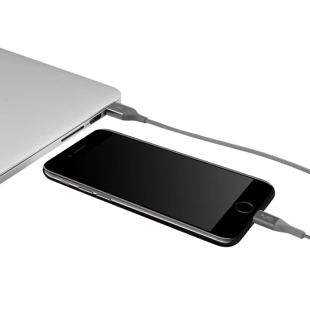 Puro Cavi di ricarica e sincronizzazione Fabric K2 Kevlar da USB-A a Lightning In Saldo