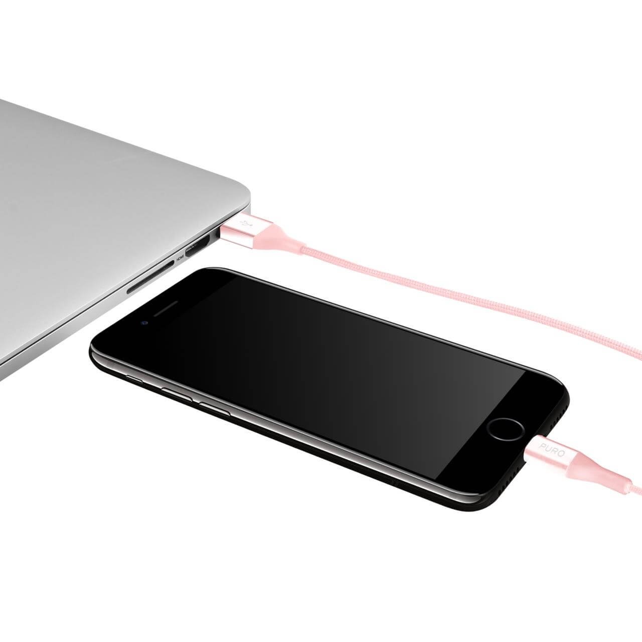 Puro Cavi di ricarica e sincronizzazione Fabric K2 Kevlar da USB-A a Lightning In Saldo
