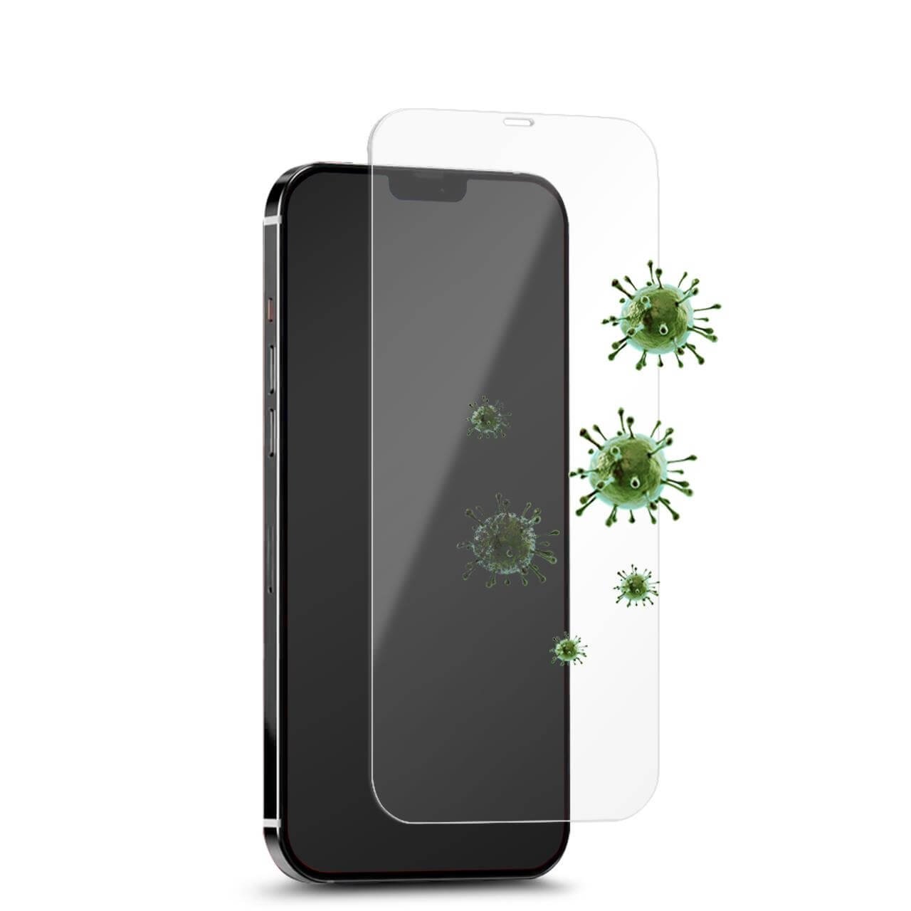 Puro Vetro Temperato Antimicrobico per iPhone 12 Mini