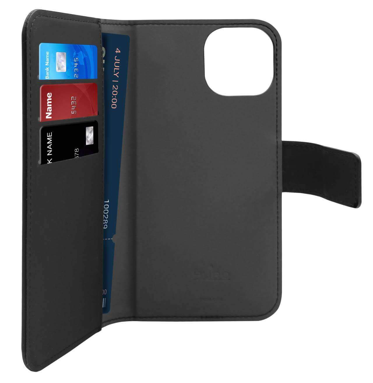 Puro Custodia Wallet MagSafe Detachable per iPhone 14 Plus In Linea