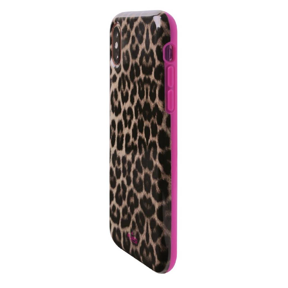 Puro Cover Pink Leopard per iPhone Xs Max Offerta esclusiva