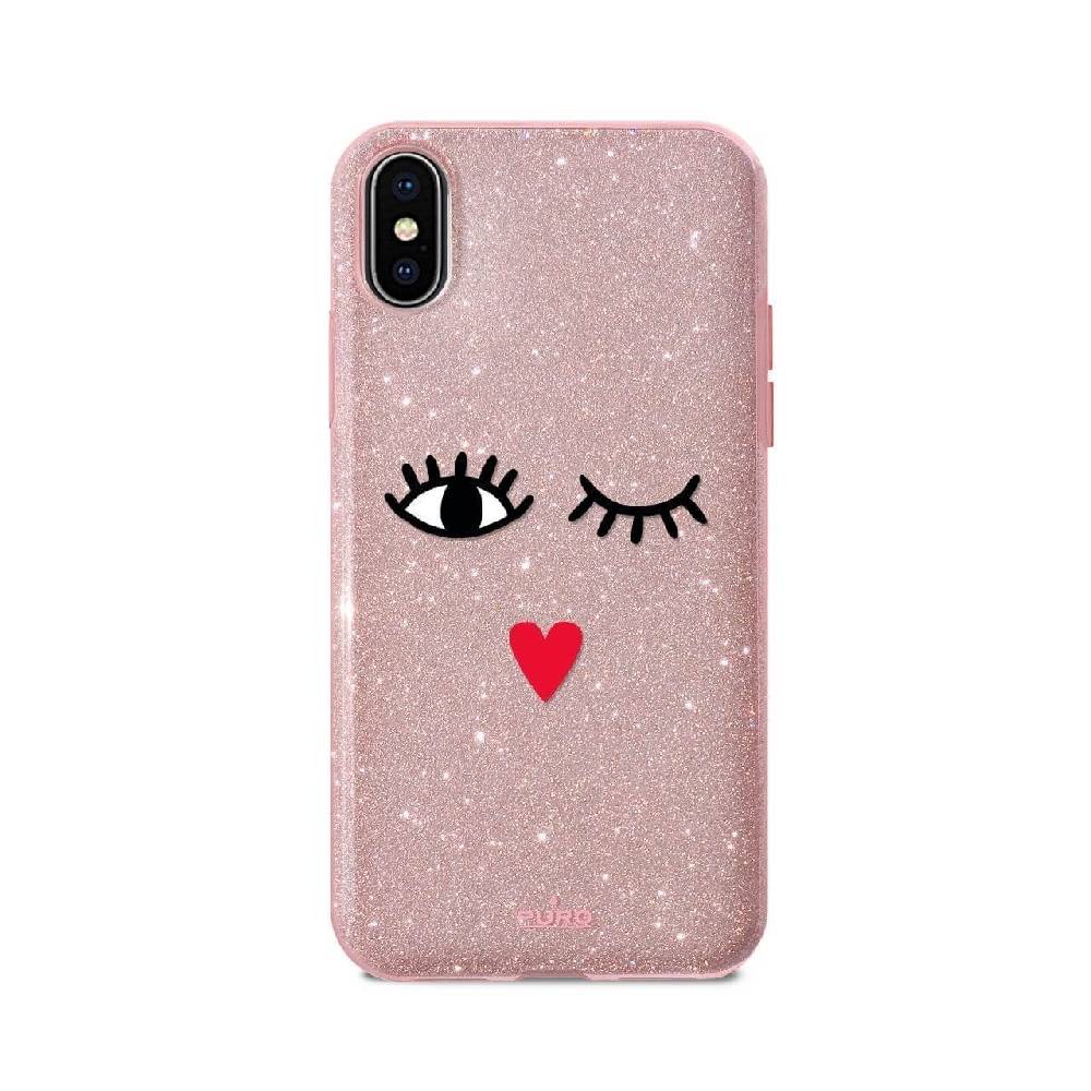 Puro Cover Eyes Shine per iPhone X/Xs Latest fashion