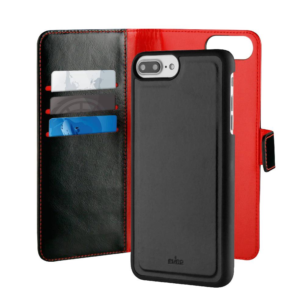 Puro Cover Duetto per iPhone 6 Plus/6s Plus/7 Plus/8 Plus Sostegno trimestrale