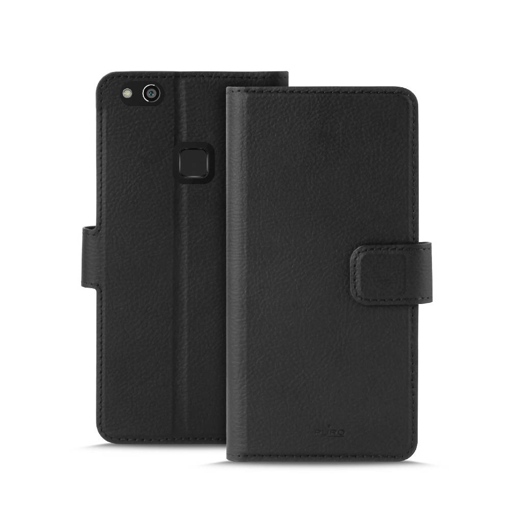 Puro Custodia Wallet in Eco-Pelle per Huawei P10 Lite Affare Del Giorno