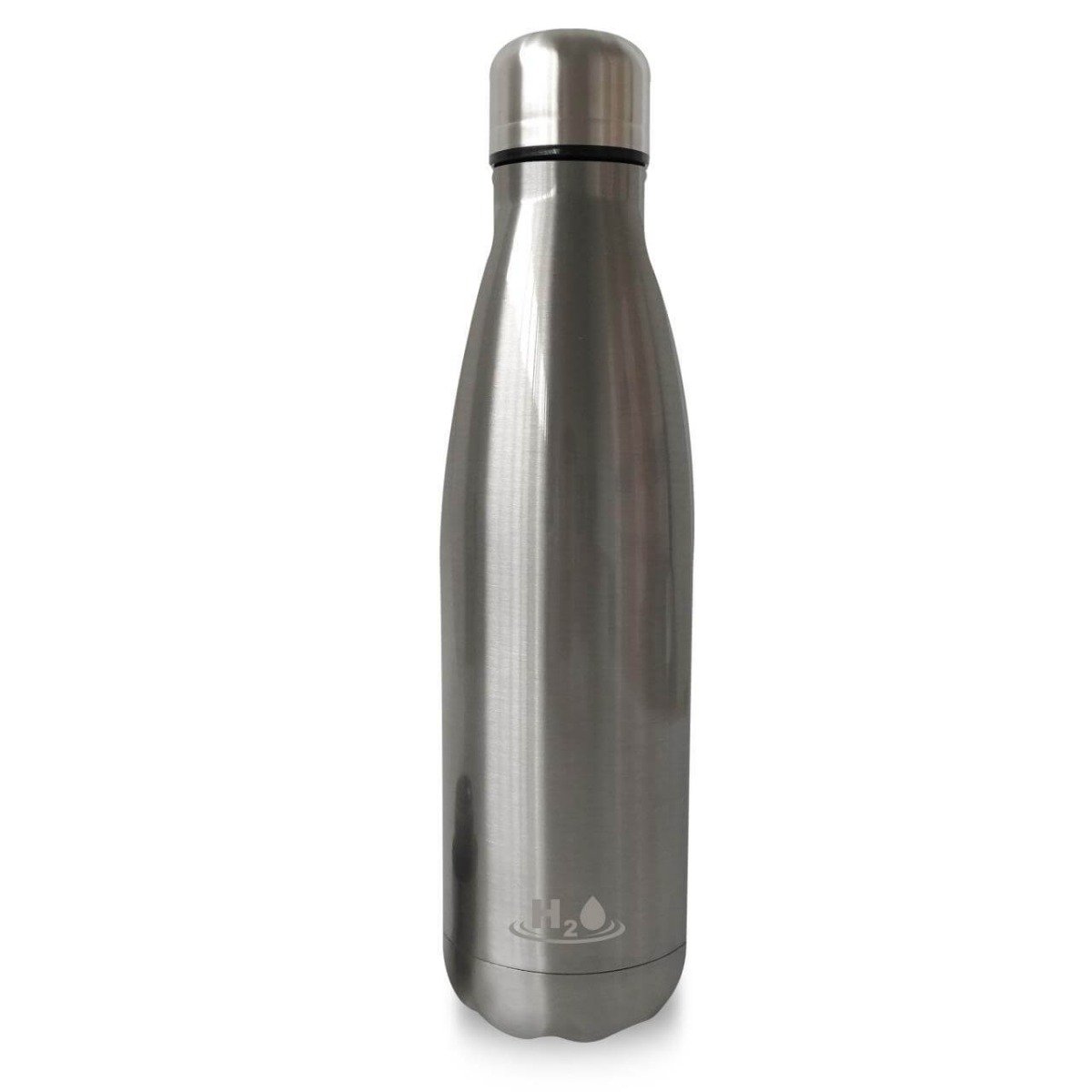 Puro Bottiglia riutilizzabile H2O Single Wall 750 ml Steel