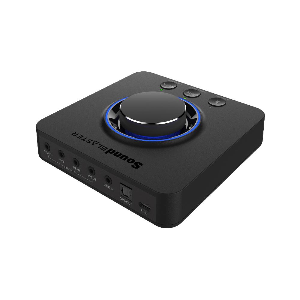 Creative Sound Blaster X3 Scheda audio DAC e amplificatore USB esterno 7.1 ad alta risoluzione con tecnologia Super X-Fi® per PC e Mac Sottocosto