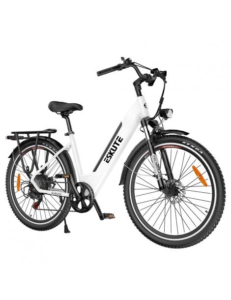 ESKUTE ES-26-LJ Bicicletta elettrica motore Bafang 250W batteria 36V 20Ah 26 x 1 75 pollici velocità massima 25km/h - Bianco Vendite Flash