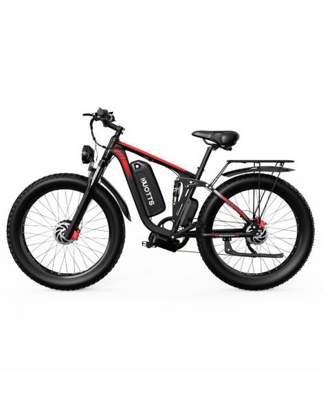 DUOTTS S26 26*4.0in Bici Elettrica Pneumatici 750W*2 Motore 50km/h Velocità Massima 48V 20Ah Samsung Batteria 2025