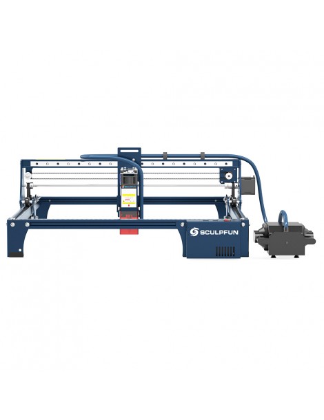 SCULPFUN S30 Pro 10W Taglierina per incisione laser assistenza pneumatica automatica messa a fuoco laser 0 06x0 08 mm Soddisfazione Garantita