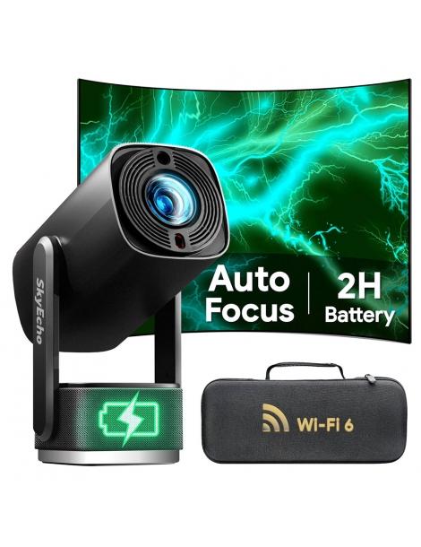 SkyEcho FreeONE Pro Proiettore portatile 350 ANSI Lumen risoluzione nativa 720P supporto gimbal a 270° Convenienza