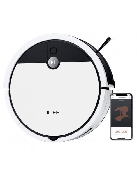 ILIFE V9e Aspirapolvere Robot Aspirazione Massima di 4000Pa Connessione Wi-Fi Grande Pattumiera da 700ml - EU I Più Venduti