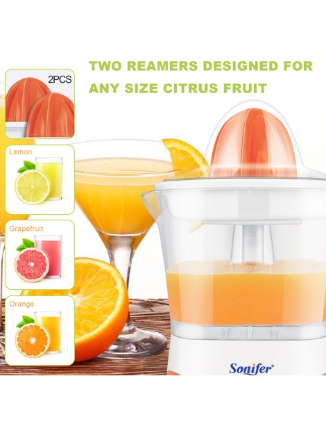Sonifer SF5514 25W Electric Juicer Machine 1L Hand Press Citrus Juicer Maker Extractor Lemon Pomegranate Fruit Squeezer Qualità Garantita