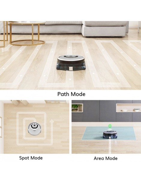 ILIFE W455 Robot lavapavimenti 1000Pa Aspirazione Shinebot Giroscopio Telecamera Navigazione 900ml Serbatoio Acqua Italia