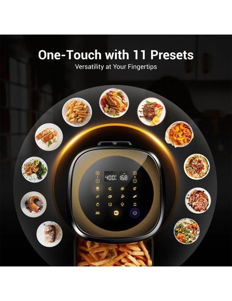 Ultenic K10 Friggitrice ad aria senza olio APP e controllo vocale 5L Forno elettrico caldo senza olio Cuocitore intelligente Sconto