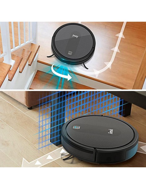 INSE E6 2200Pa Aspirapolvere Robot con Potenza di Aspirazione 4 Modalità di Pulizia Economico