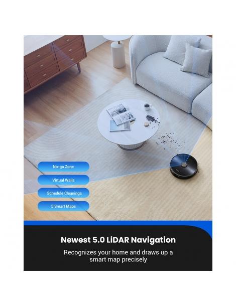 Proscenic M9 Aspirapolvere robot aspirazione da 4500Pa Navigazione LiDAR Svuotamento Automatico Outlet
