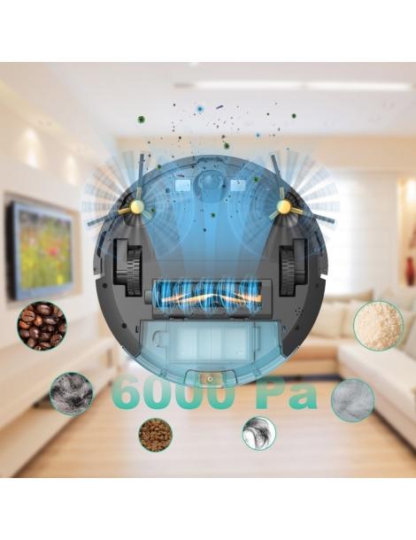 Tesvor M2 Robot Aspirapolvere con Funzione Mop Aspirazione 6000Pa Negozio