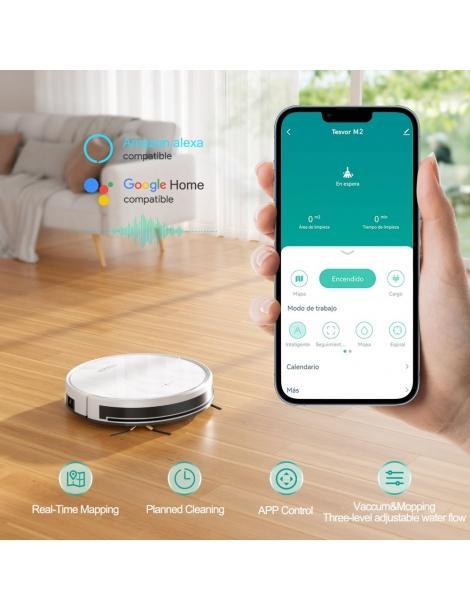 Tesvor M2 Robot Aspirapolvere con Funzione Mop Aspirazione 6000Pa Negozio