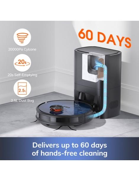 ILIFE T10s Robot Aspirapolvere Aspirazione 3000Pa Navigazione LDS Stazione di Svuotamento Automatico Moda