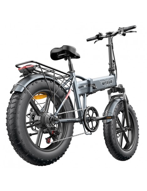 ENGWE EP-2 Pro 20 Pollici Bicicletta Elettrica Pieghevole con Pneumatici Grassi 750W Motore 48V 13Ah LG 2022 Versione–Grigio Qualità