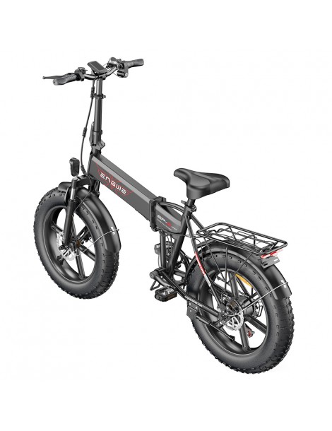 ENGWE EP-2 Pro 20 Pollici Bicicletta Elettrica Pieghevole con Pneumatici Grassi 750W Motore 48V 13Ah LG 2022 Versione –Nero Vendita