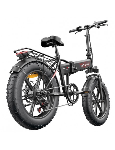 ENGWE EP-2 Pro 20 Pollici Bicicletta Elettrica Pieghevole con Pneumatici Grassi 750W Motore 48V 13Ah LG 2022 Versione –Nero Vendita