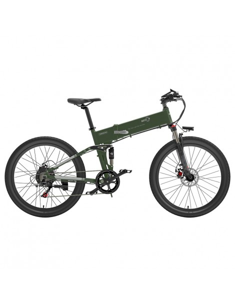 BEZIOR X500 Pro 26 pollici Pneumatici Bicicletta Elettrica Pieghevole 500W Motore - verde militare Fino Al -60%