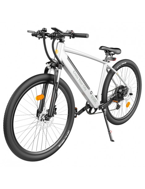 ADO DECE 300C(D30C) Bicicletta Elettrica 27.5in Pneumatico 36V 10.4Ah Batteria 250W Motore Shimano 9 velocità - Argento Shopping Online