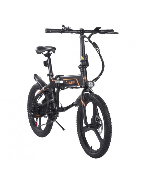 Niubility B20 20 Inch Bicicletta elettrica pieghevole 350W Motore 42V 10.4 Ah Batteria – Nero Presa