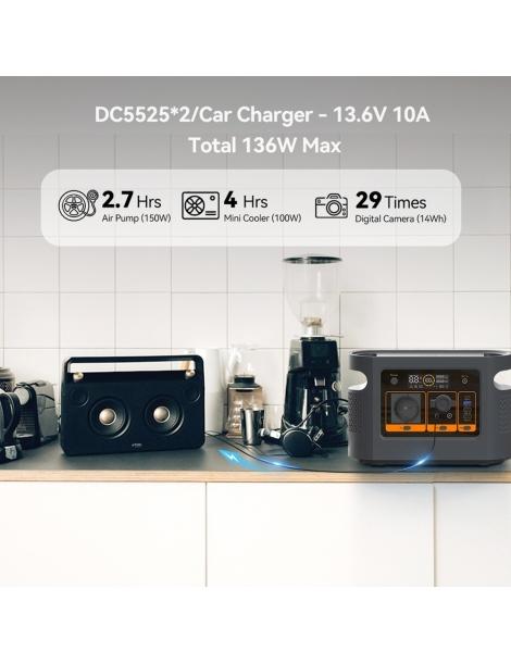 Flashfish QE01D Stazione di alimentazione portatile batteria da 22 4V/20Ah 448Wh uscita CA da 600W Sconto
