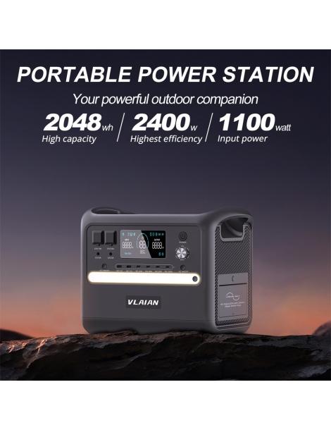VLAIAN S2400 Generatore Solare Portatile Da 2048Wh/2400W Offerte