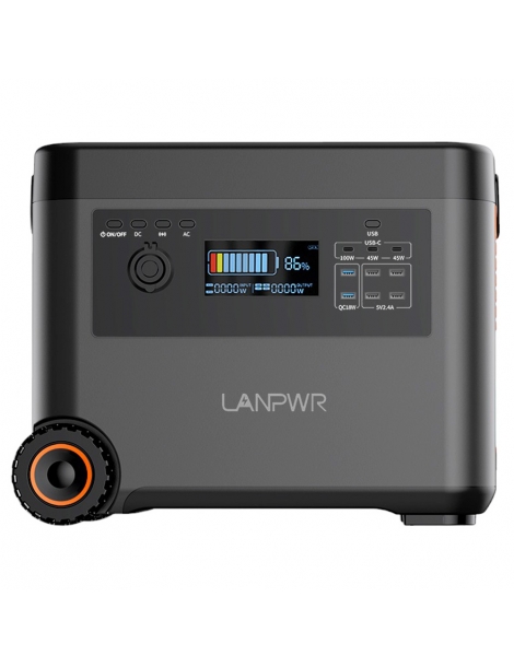 LANPWR Generatore Solare Portatile Da 2160Wh uscita CA da 2500W Hotsell