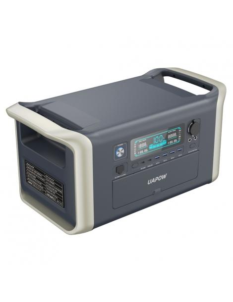 UAPOW Apower1000 Stazione di alimentazione portatile generatore solare LiFePO4 da 1024Wh uscita CA 1800W ricarica PD 100W Saldi Di Fabbrica