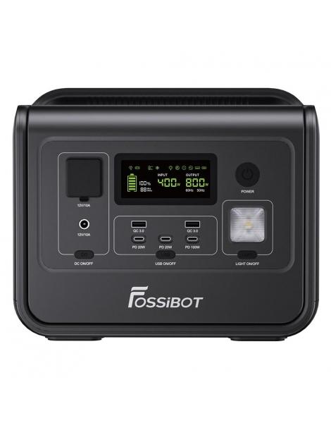 FOSSiBOT F800 Generatore Portatile Generatore Solare LiFePO4 da 512Wh - Nero Nuova