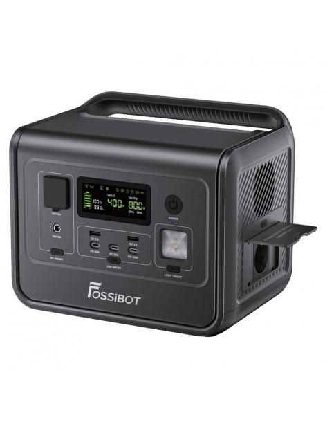 FOSSiBOT F800 Generatore Portatile Generatore Solare LiFePO4 da 512Wh - Nero Nuova