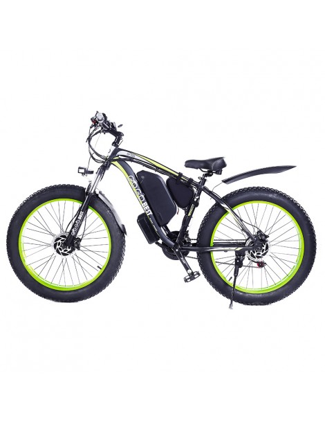 GOGOBEST GF700 26*4.0 Pneumatici Grassi Mountain Bike Elettrica 1000W Motore Brushless 48V 17 5Ah Batteria – Verde Nuovo