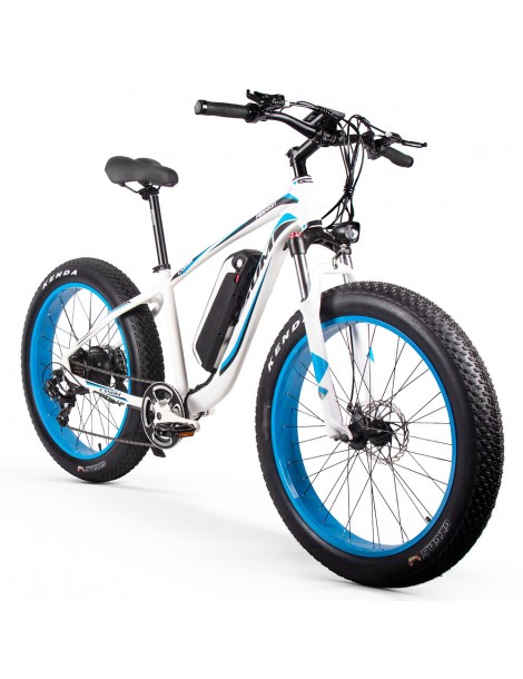 CYSUM M980 Pneumatici Grassi da 26 pollici Bicicletta Elettrica 1000W Motore Brushless 17Ah Batteria rimovibile - Nero Blu Vendita